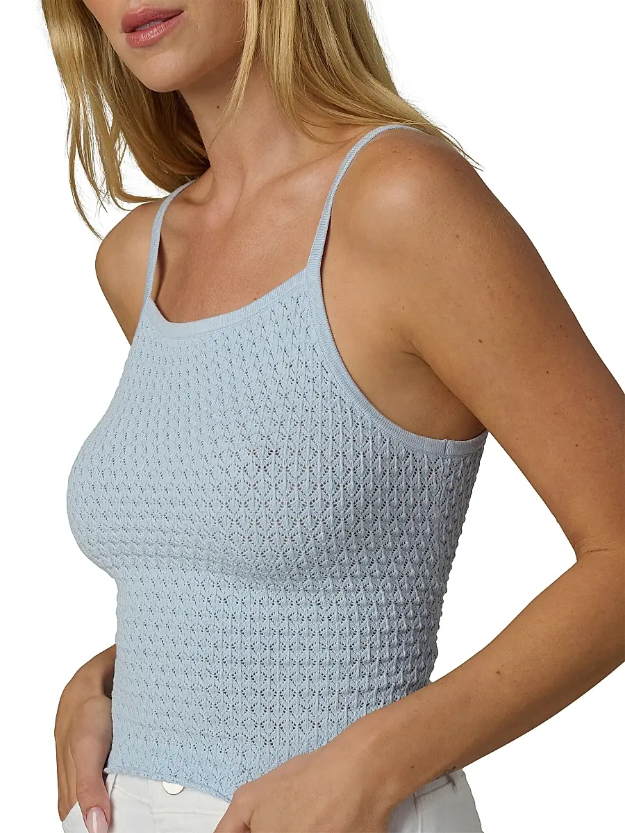 Joe's Jeans Women's The Pointelle Everyday Scoopneck Tank | Thumbnail 6 Joe's Jeans Women's The Pointelle Everyday Scoopneck Tank | Thumbnail 6