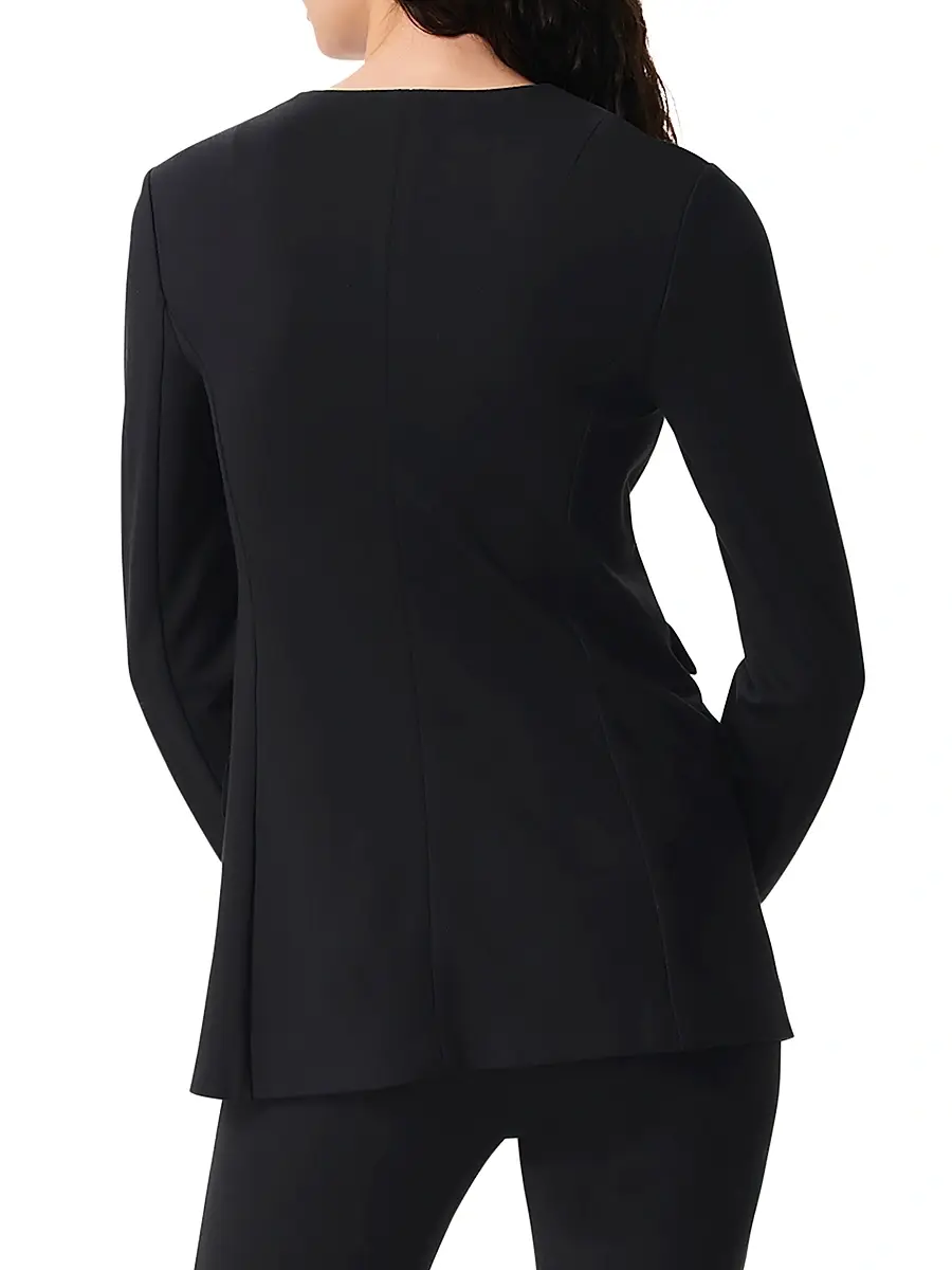 rag & bone Women's Roslyn Ponte U-Neck Blazer | Thumbnail 3 rag & bone Women's Roslyn Ponte U-Neck Blazer | Thumbnail 3