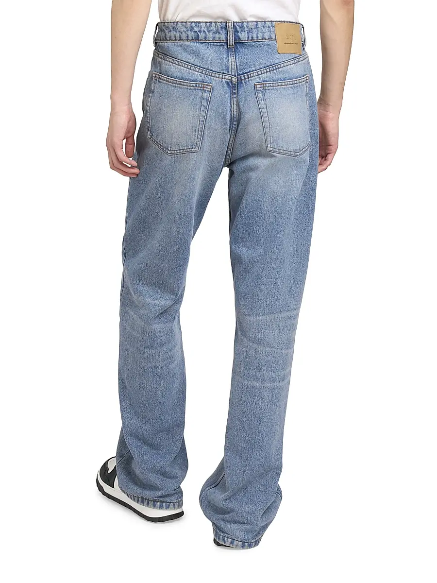 AMI PARIS Men's Classic Fit Straight-Leg Jeans | Thumbnail 5 AMI PARIS Men's Classic Fit Straight-Leg Jeans | Thumbnail 5