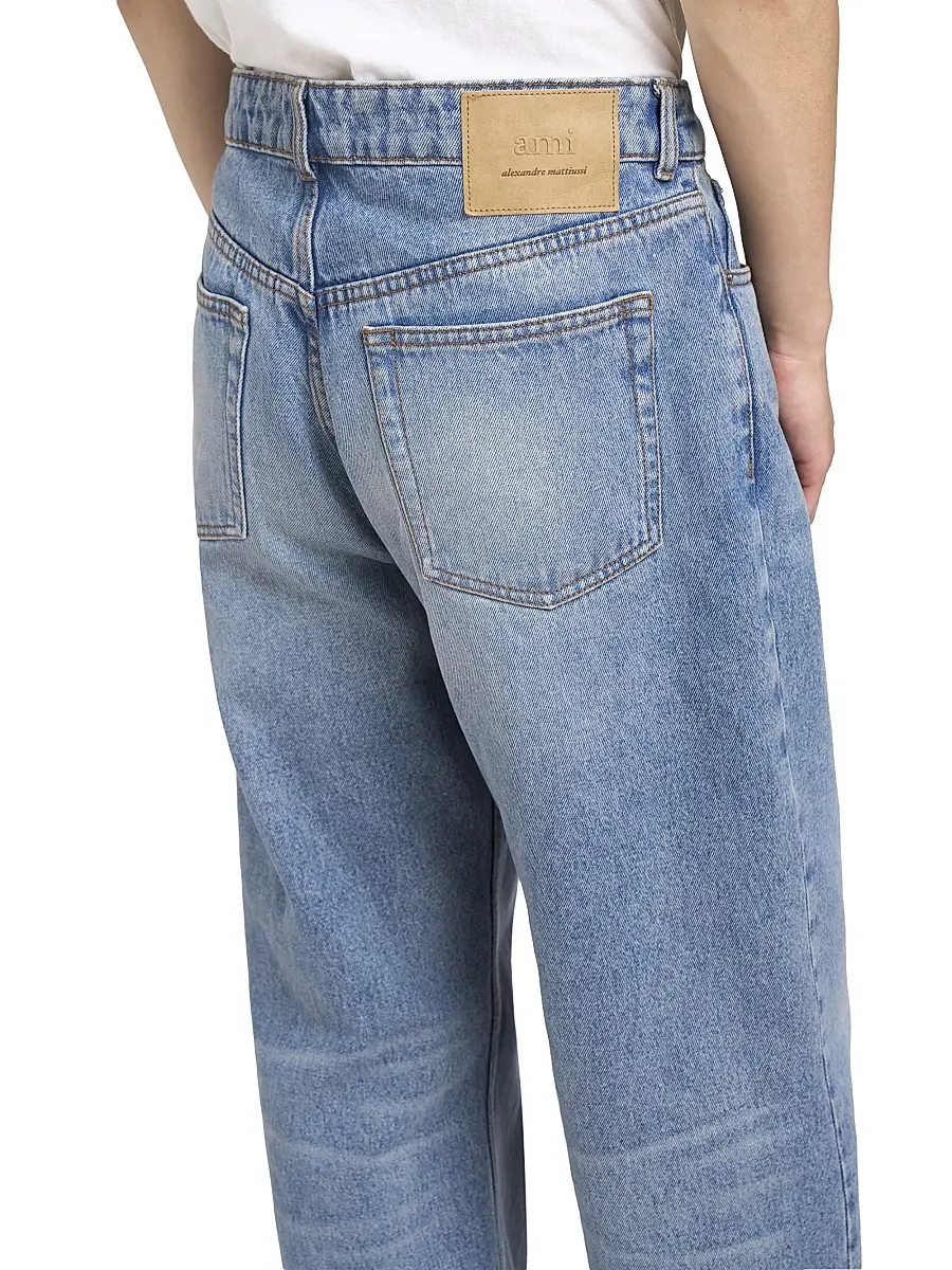 AMI PARIS Men's Classic Fit Straight-Leg Jeans | Thumbnail 6 AMI PARIS Men's Classic Fit Straight-Leg Jeans | Thumbnail 6