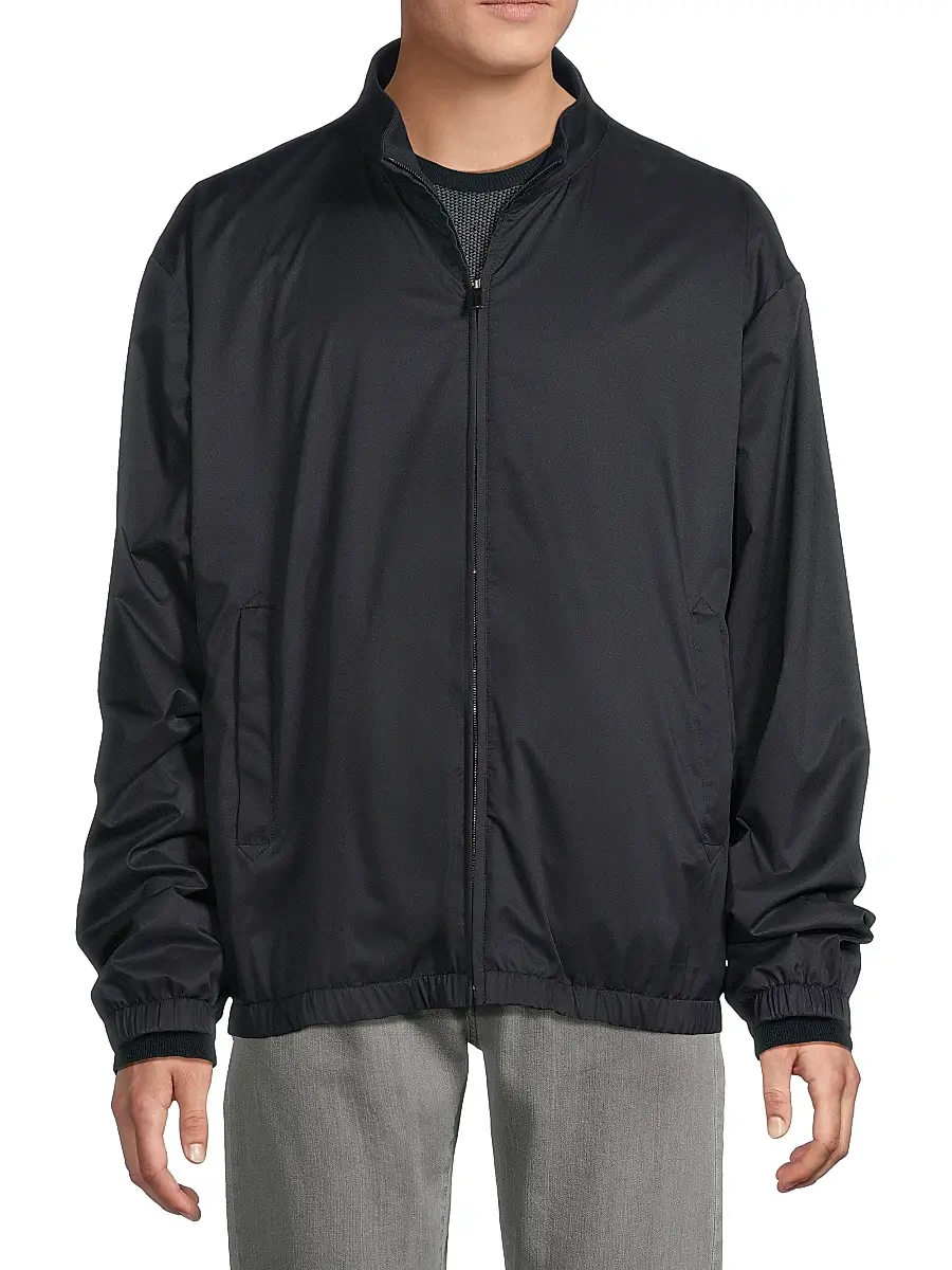 Canali Men's Silk Touch Reversible Jacket | Thumbnail 3 Canali Men's Silk Touch Reversible Jacket | Thumbnail 3
