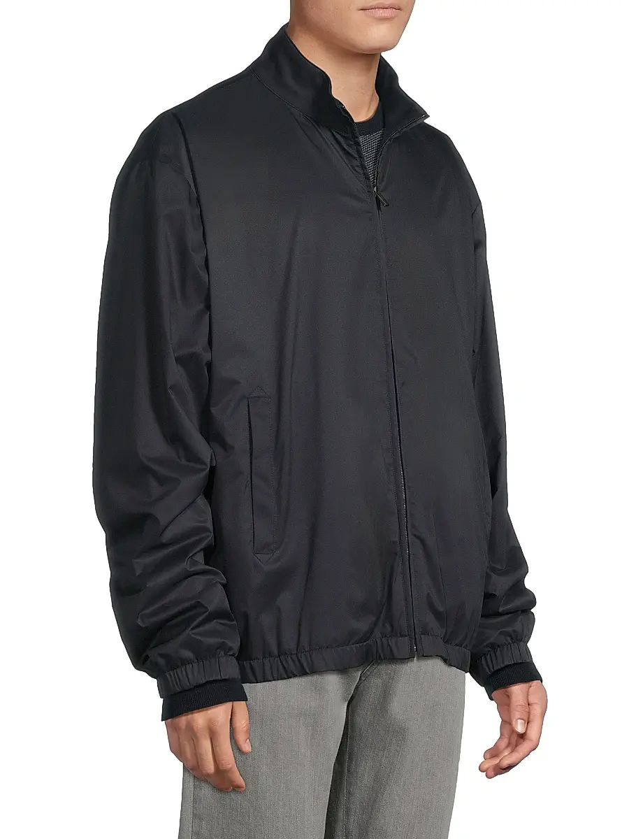Canali Men's Silk Touch Reversible Jacket | Thumbnail 4 Canali Men's Silk Touch Reversible Jacket | Thumbnail 4