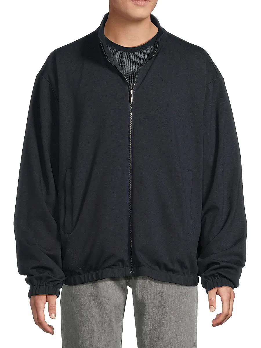 Canali Men's Silk Touch Reversible Jacket | Thumbnail 6 Canali Men's Silk Touch Reversible Jacket | Thumbnail 6
