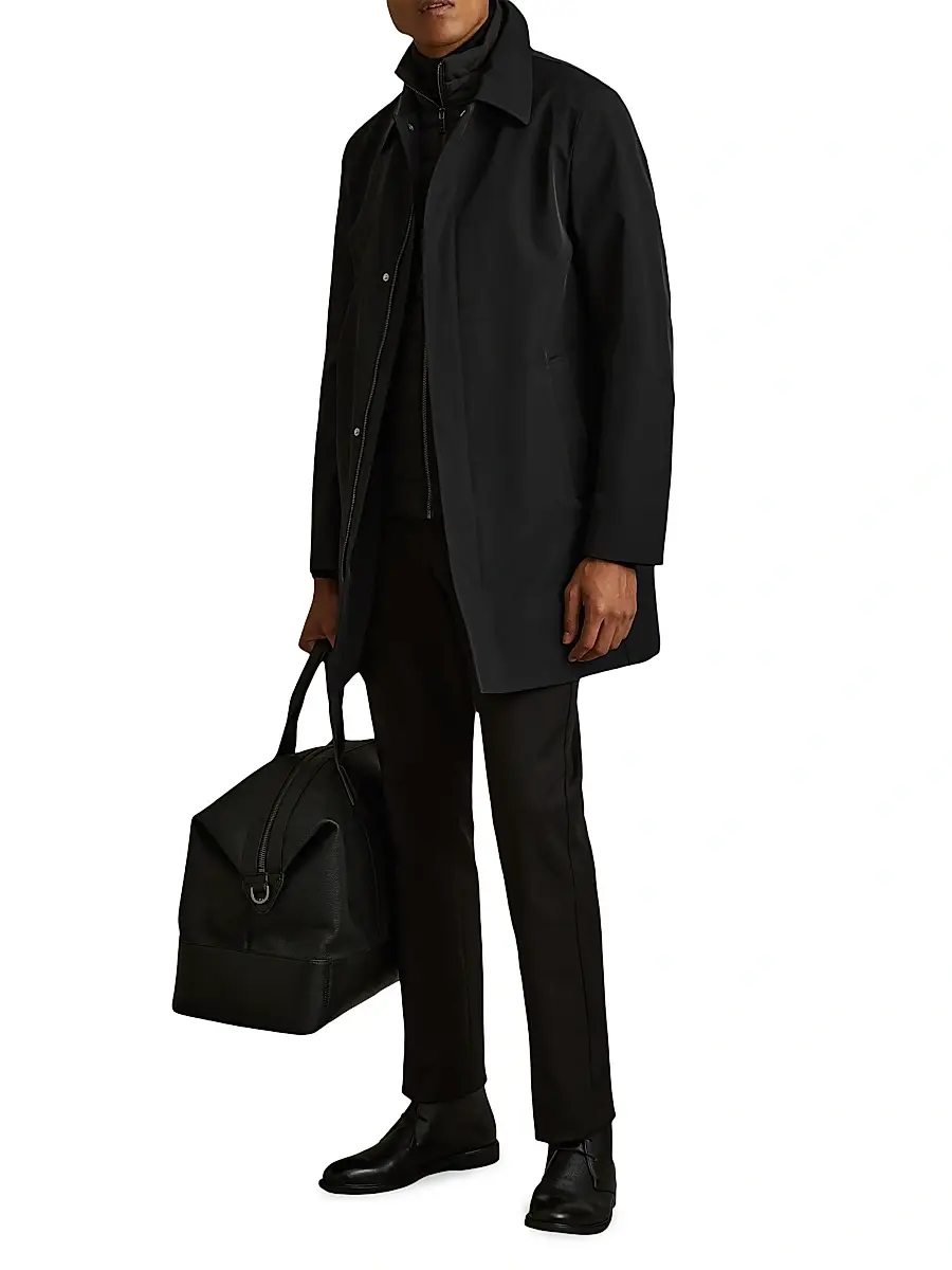 Reiss Men's Logan Layered Jacket | Thumbnail 2 Reiss Men's Logan Layered Jacket | Thumbnail 2