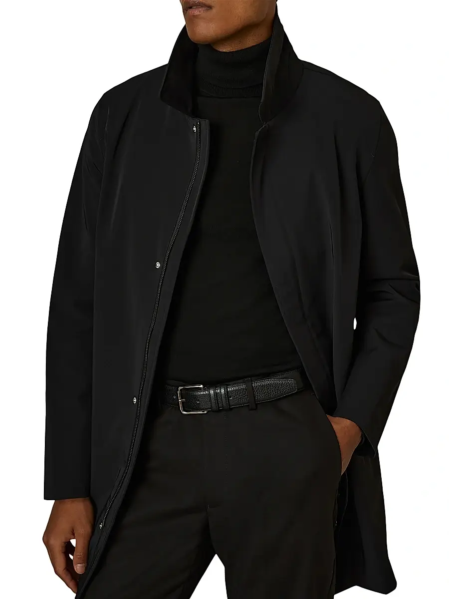 Reiss Men's Logan Layered Jacket | Thumbnail 3 Reiss Men's Logan Layered Jacket | Thumbnail 3