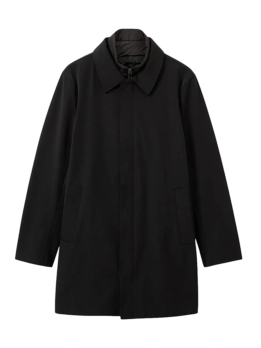 Reiss Men's Logan Layered Jacket - Navy | Image 1 Reiss Men's Logan Layered Jacket - Navy | Image 1