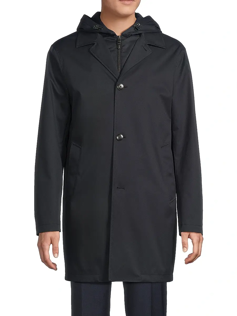 Canali Men's Touch 3-in-1 Hooded Jacket | Thumbnail 3 Canali Men's Touch 3-in-1 Hooded Jacket | Thumbnail 3