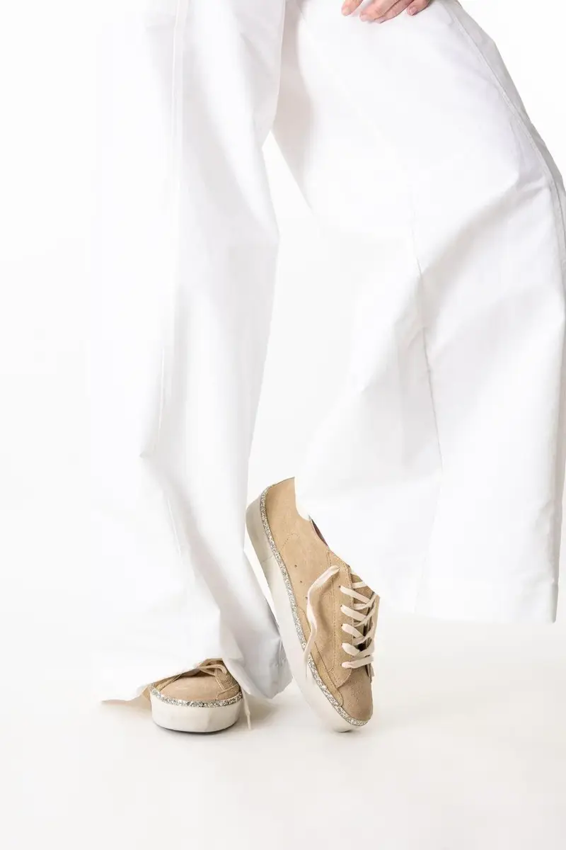 Golden Goose Hi Star Sneaker - Desert Cream | Thumbnail 3