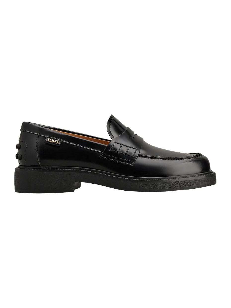 Women's Logo-Detailed Leather Penny Loafers