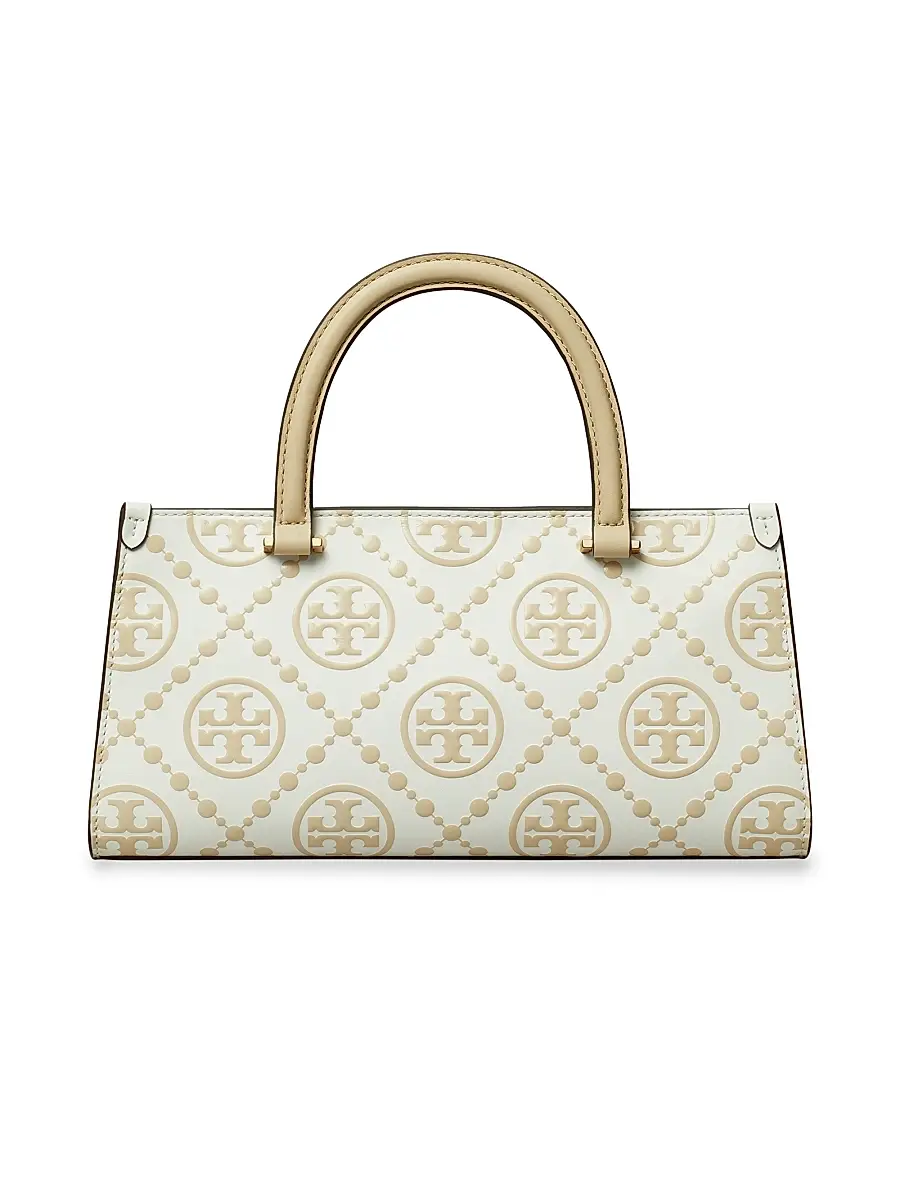 Tory Burch Women's Small T Monogram Embossed Leather Top Handle Bag | Thumbnail 6 Tory Burch Women's Small T Monogram Embossed Leather Top Handle Bag | Thumbnail 6