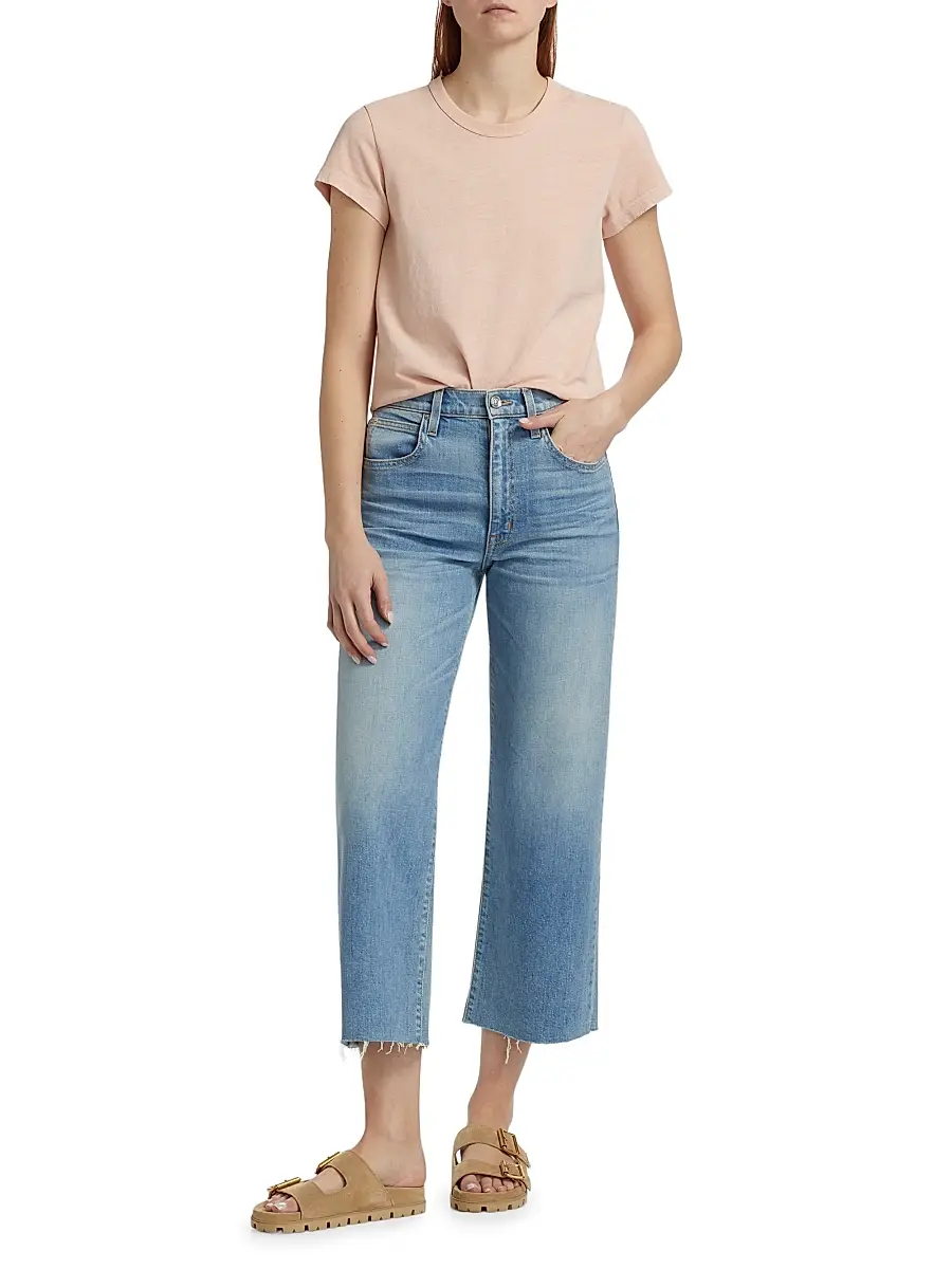 SLVRLAKE Women's Walker Crop High-Rise Jeans | Thumbnail 2 SLVRLAKE Women's Walker Crop High-Rise Jeans | Thumbnail 2