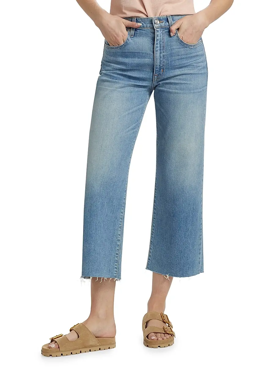 SLVRLAKE Women's Walker Crop High-Rise Jeans | Thumbnail 3 SLVRLAKE Women's Walker Crop High-Rise Jeans | Thumbnail 3
