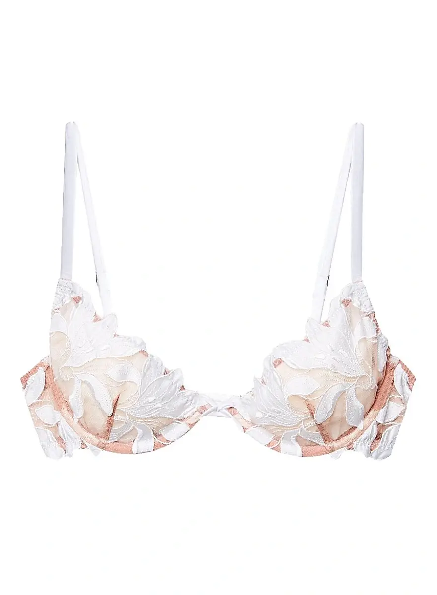 Women's Lily Embroidered Floral Lace Bra