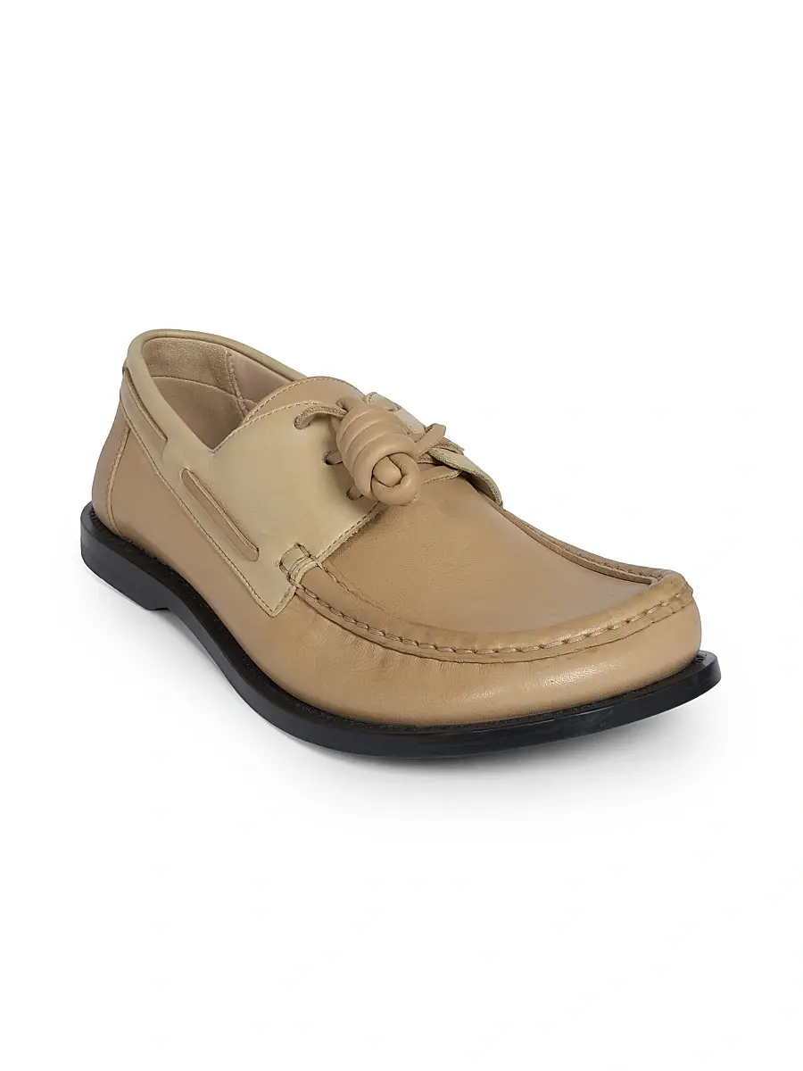 Loewe Women's Campo Leather Boat Shoes | Thumbnail 2