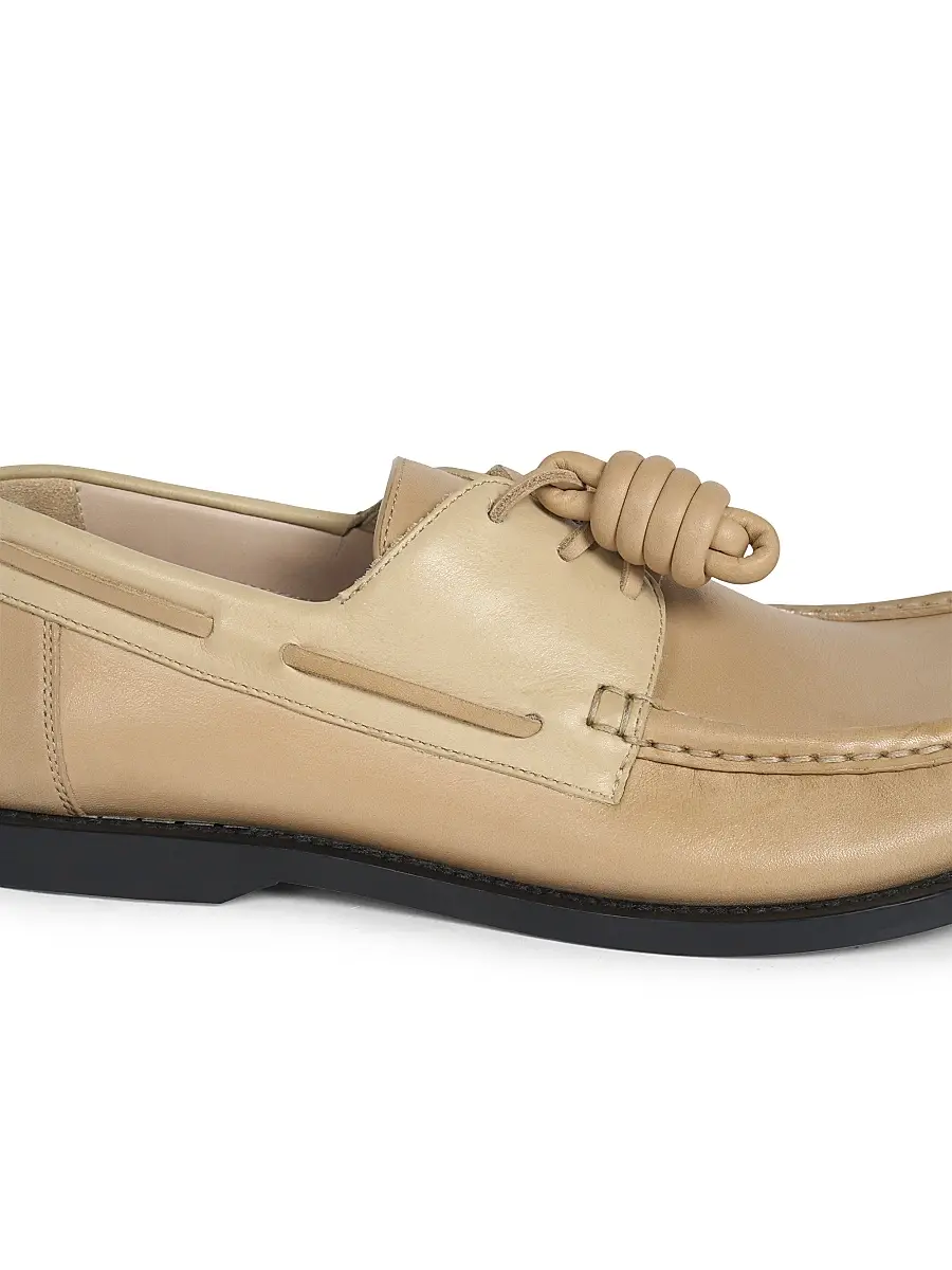 Loewe Women's Campo Leather Boat Shoes | Thumbnail 5