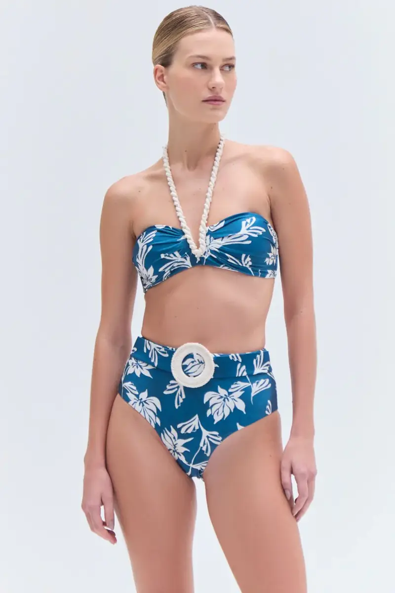 PatBo ARTICHOKE HIGH WAIST BIKINI BOTTOM | Thumbnail 5