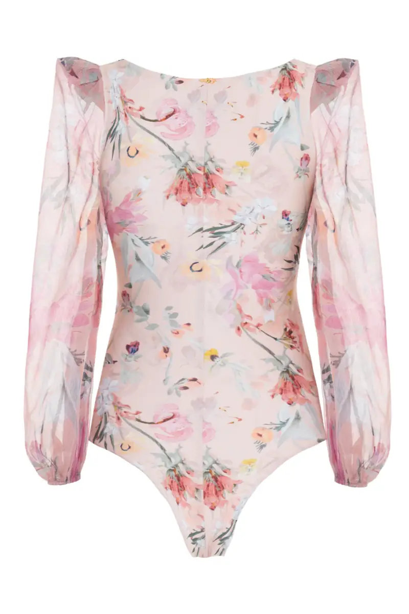 PatBo LILY FLOWER LONG SLEEVE SWIMSUIT | Thumbnail 4