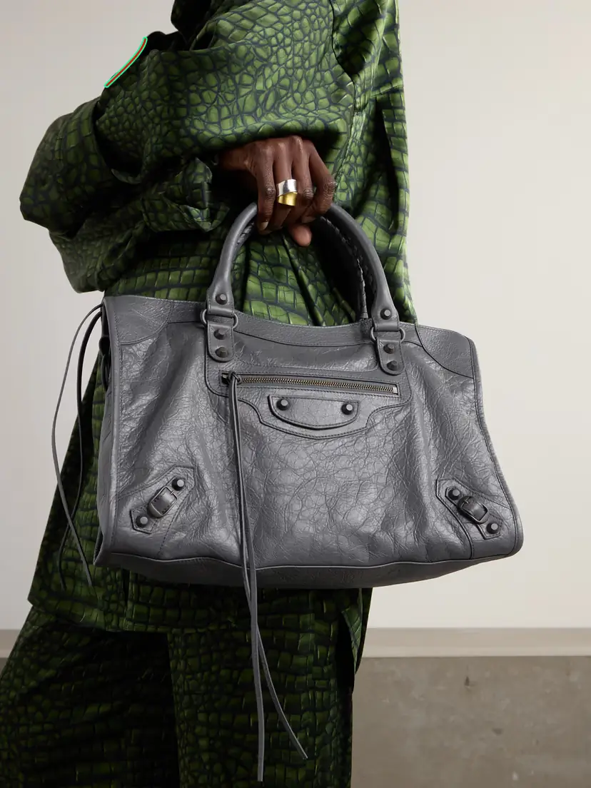 Balenciaga Le City Medium Textured-leather Tote | Thumbnail 2 Balenciaga Le City Medium Textured-leather Tote | Thumbnail 2