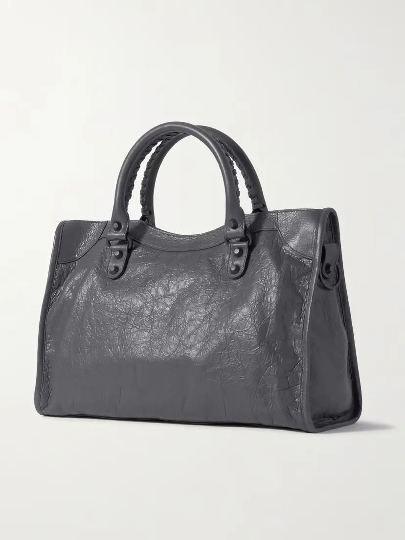 Balenciaga Le City Medium Textured-leather Tote | Thumbnail 3 Balenciaga Le City Medium Textured-leather Tote | Thumbnail 3