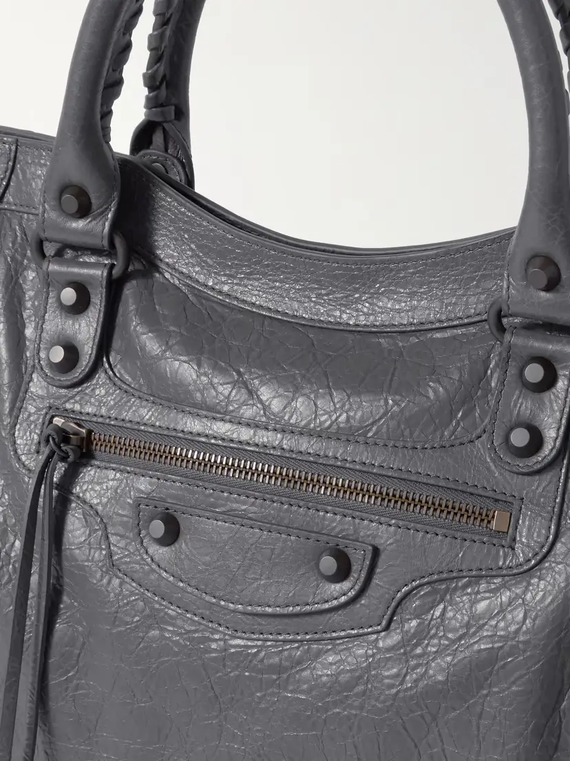 Balenciaga Le City Medium Textured-leather Tote | Thumbnail 4 Balenciaga Le City Medium Textured-leather Tote | Thumbnail 4