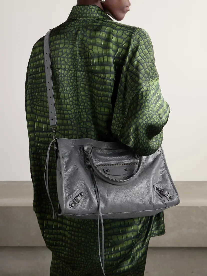 Balenciaga Le City Medium Textured-leather Tote | Thumbnail 6 Balenciaga Le City Medium Textured-leather Tote | Thumbnail 6