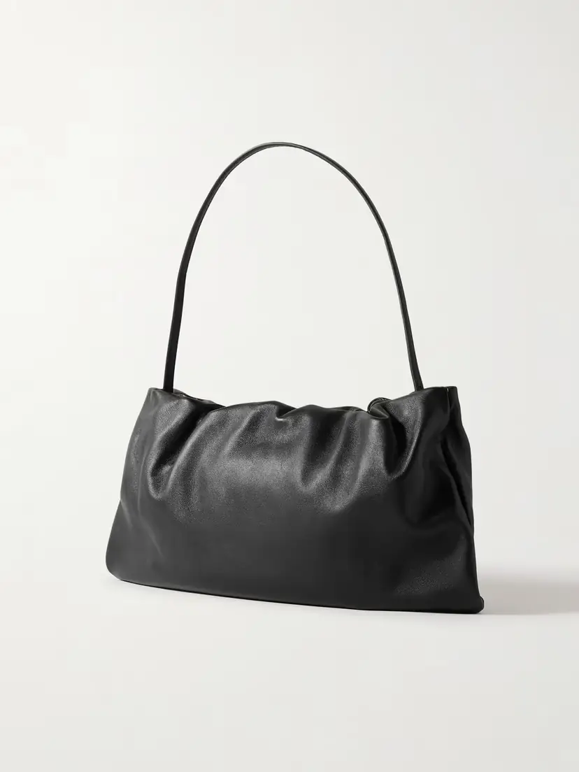 The Row Bourse Xl Leather Shoulder Bag | Thumbnail 3 The Row Bourse Xl Leather Shoulder Bag | Thumbnail 3