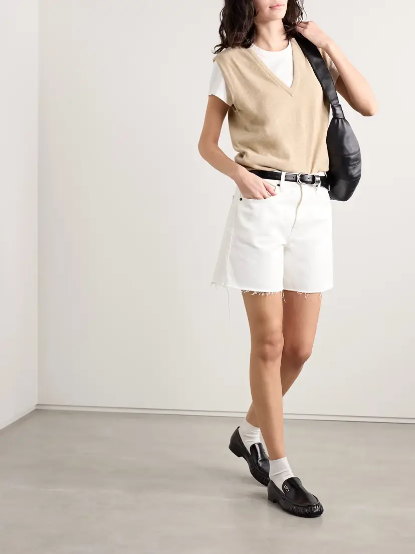 SLVRLAKE Sienna Frayed Denim Shorts | Thumbnail 2 SLVRLAKE Sienna Frayed Denim Shorts | Thumbnail 2