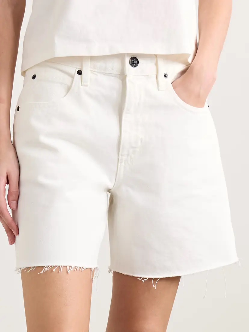 SLVRLAKE Sienna Frayed Denim Shorts | Thumbnail 3 SLVRLAKE Sienna Frayed Denim Shorts | Thumbnail 3