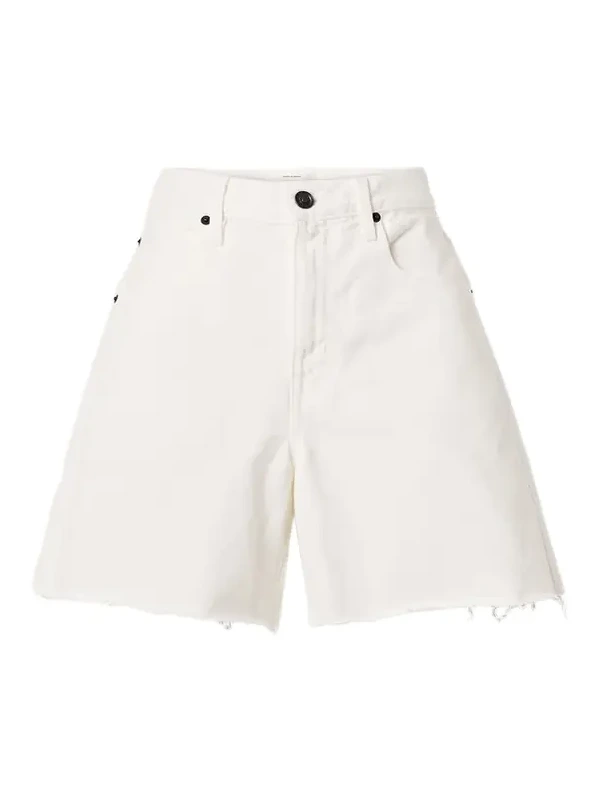 SLVRLAKE Sienna Frayed Denim Shorts