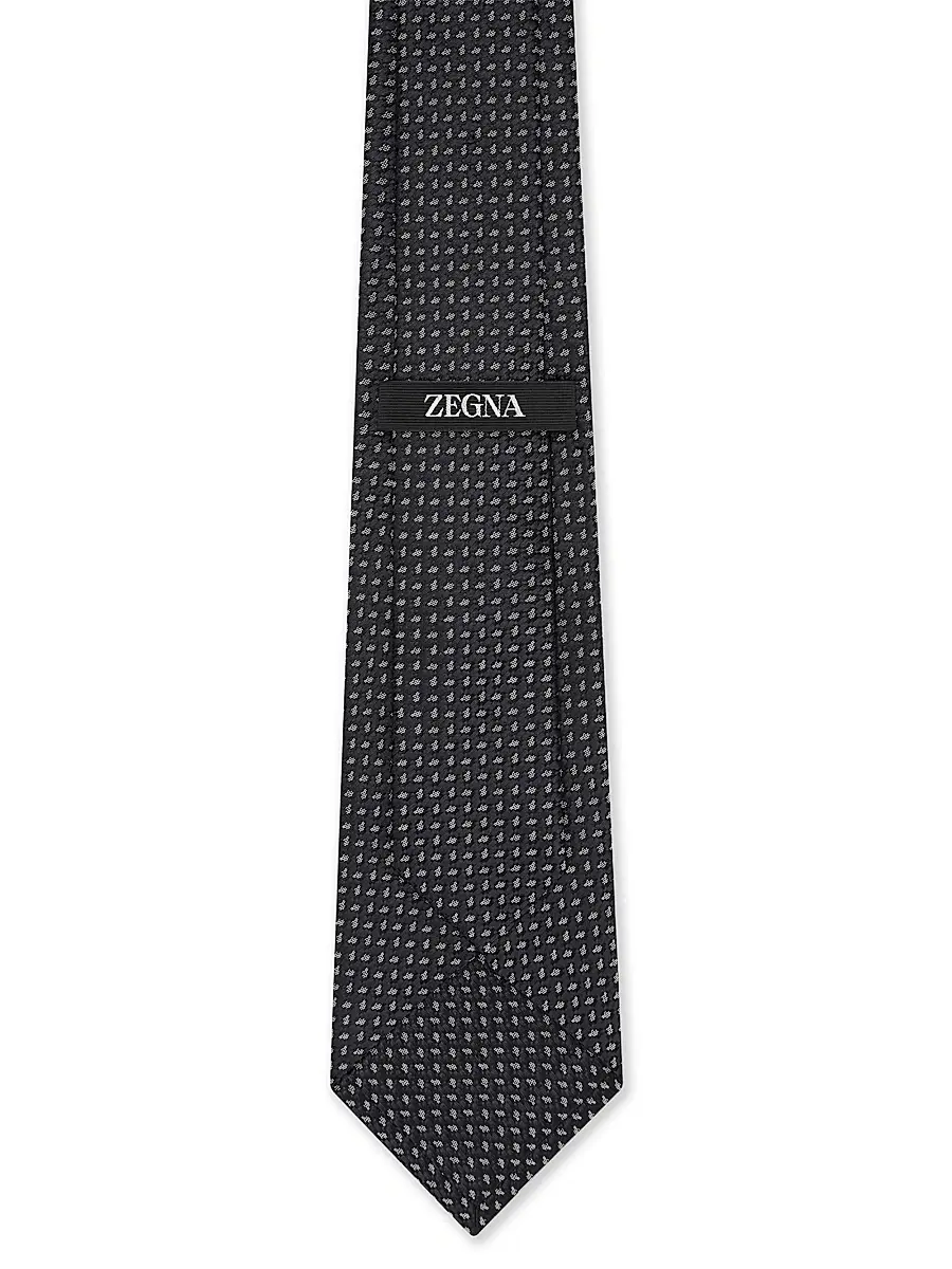 Zegna Men's Silk Tie | Thumbnail 2 Zegna Men's Silk Tie | Thumbnail 2