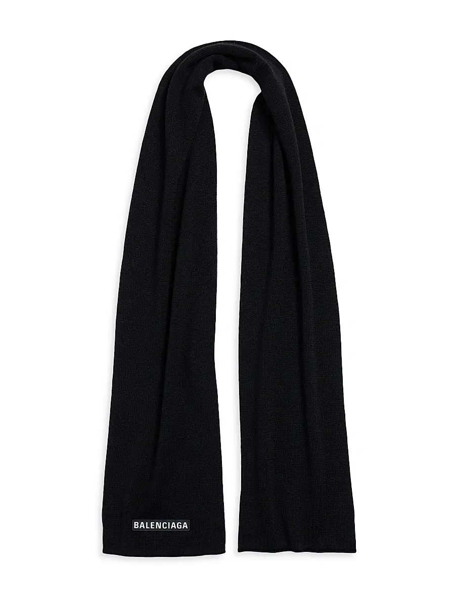Balenciaga Men's Patch Scarf | Thumbnail 2