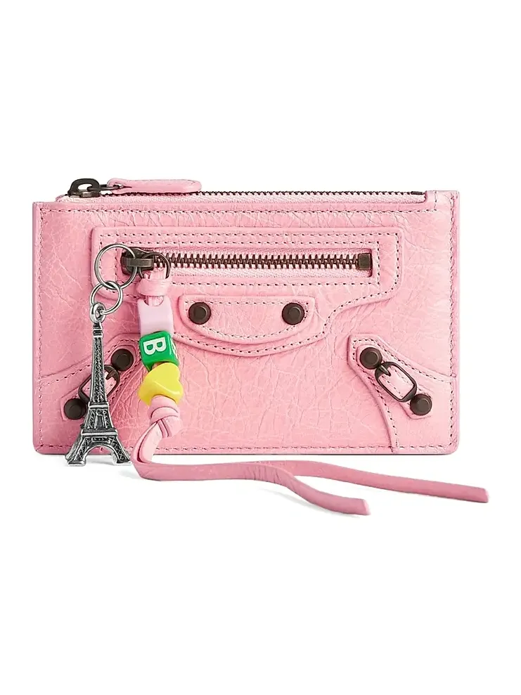 Balenciaga Women's Le City Long Coin and Card Holder - Vintage Pink