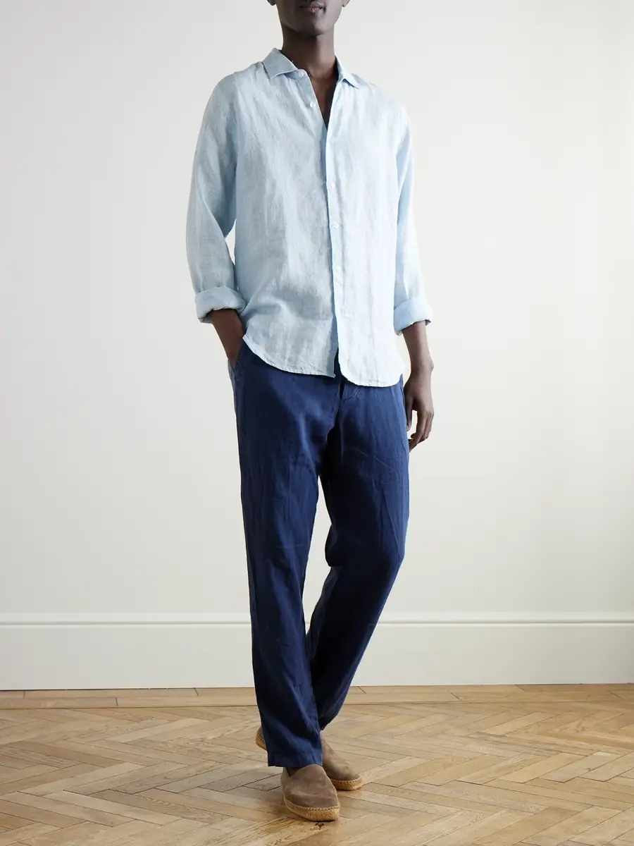 Orlebar Brown Giles Linen Shirt - Men | Thumbnail 2