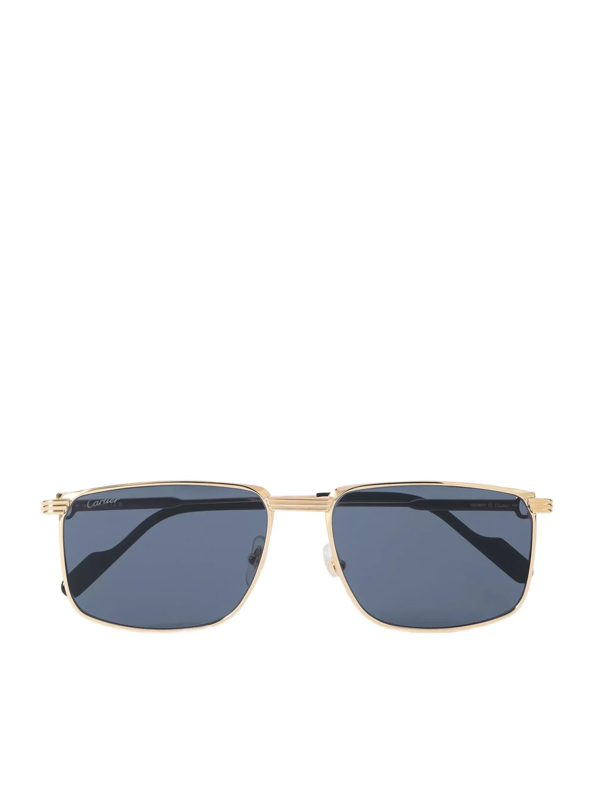 Première de Cartier Square-Frame Gold-Tone Sunglasses - Men
