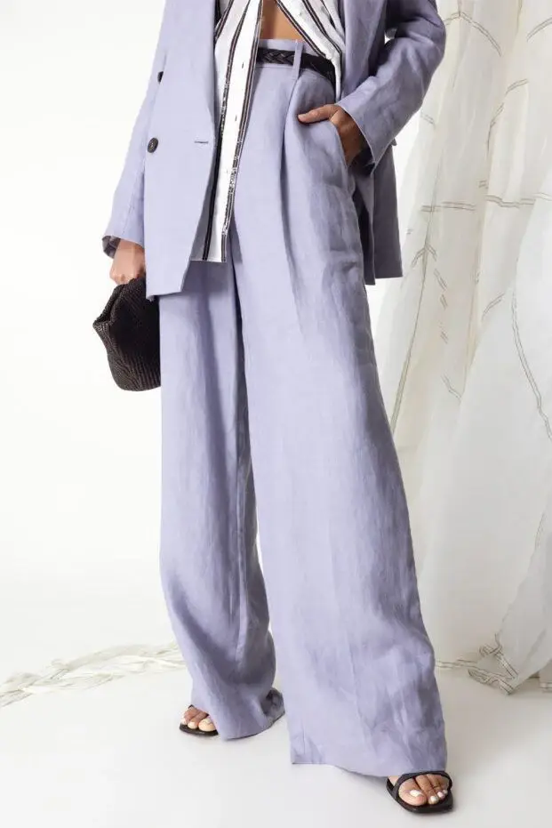 Brunello Cucinelli Loose Pleated Trousers | Thumbnail 3