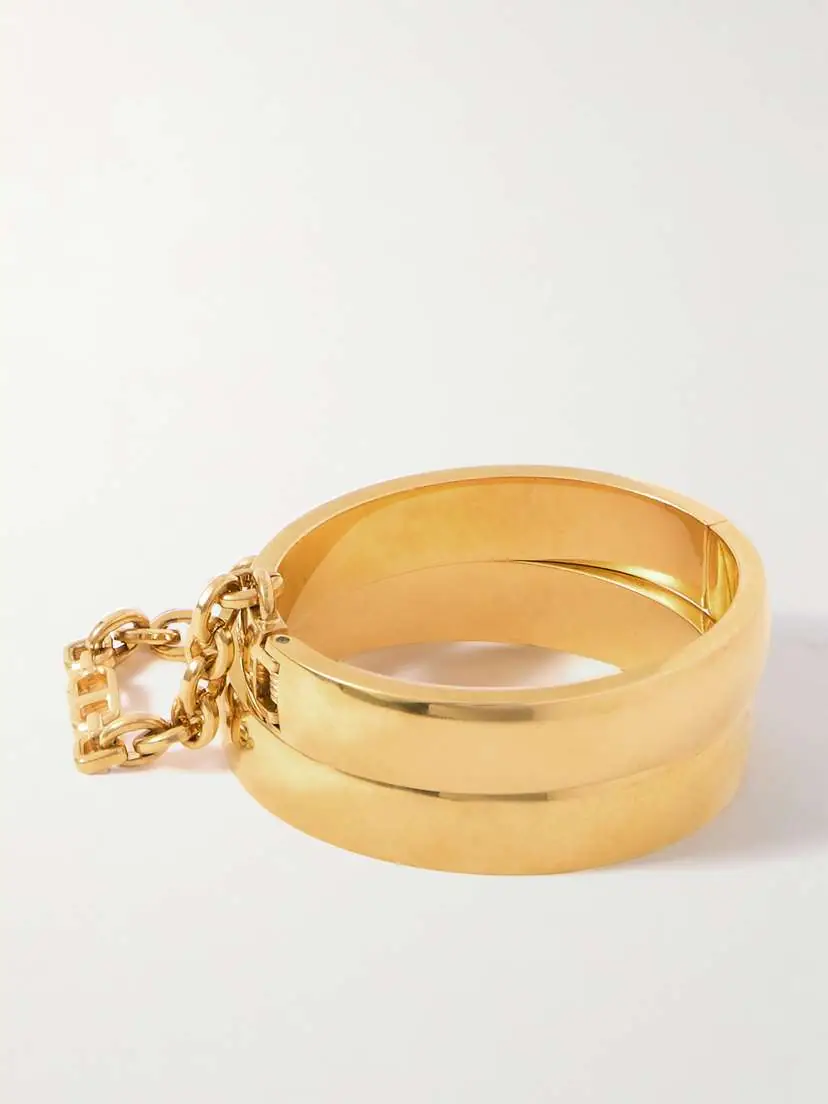 Tom Ford Set Of Two Gold-tone Bracelets | Thumbnail 3