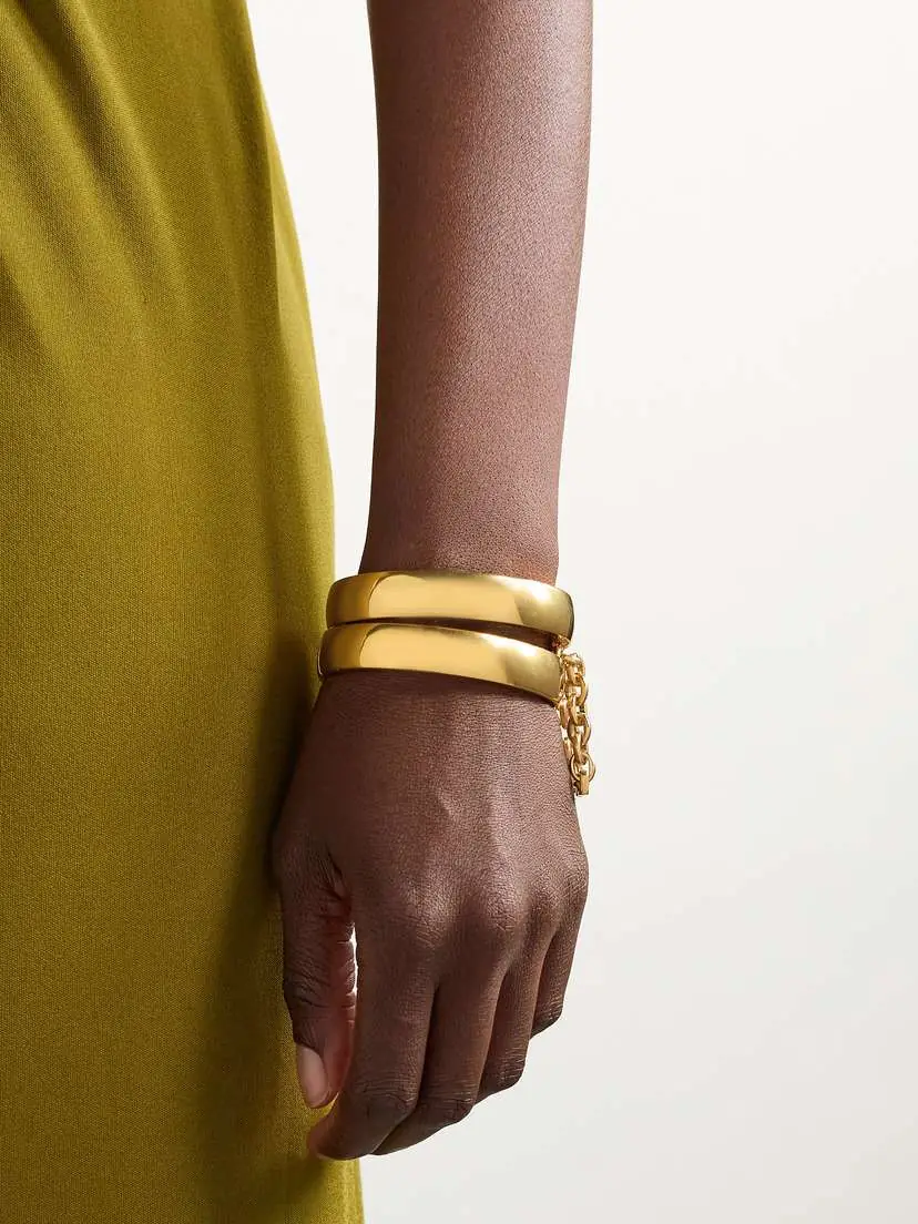 Tom Ford Set Of Two Gold-tone Bracelets | Thumbnail 5