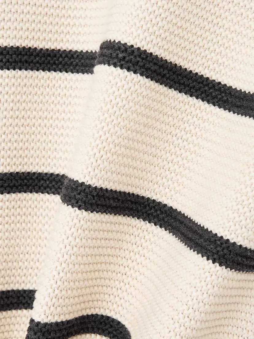 Brunello Cucinelli Bead-embellished Striped Cotton Sweater | Thumbnail 4