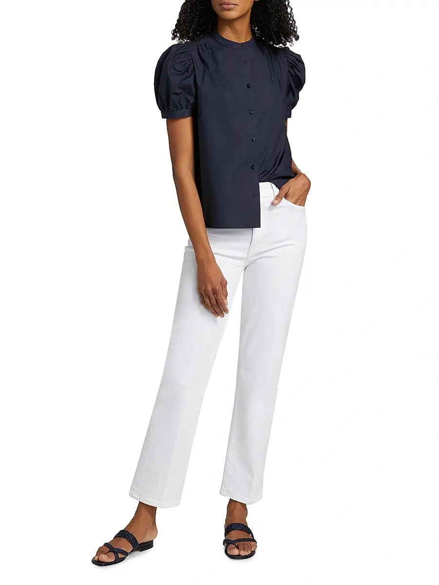 Frame Women's Le Sleek Straight High-Rise Jeans | Thumbnail 2 Frame Women's Le Sleek Straight High-Rise Jeans | Thumbnail 2
