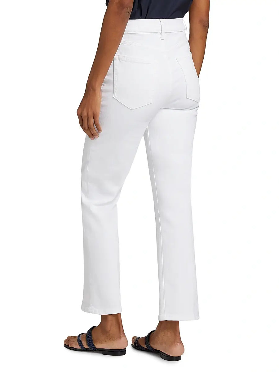 Frame Women's Le Sleek Straight High-Rise Jeans | Thumbnail 5 Frame Women's Le Sleek Straight High-Rise Jeans | Thumbnail 5