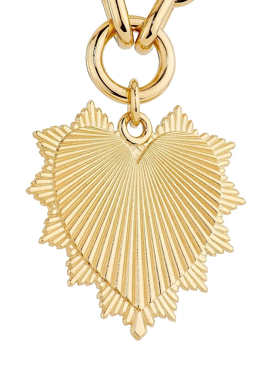 Foundrae Women's Heart Love Token 18K Yellow Gold Charm Bracelet - Yellow Gold | Thumbnail 3 Foundrae Women's Heart Love Token 18K Yellow Gold Charm Bracelet - Yellow Gold | Thumbnail 3