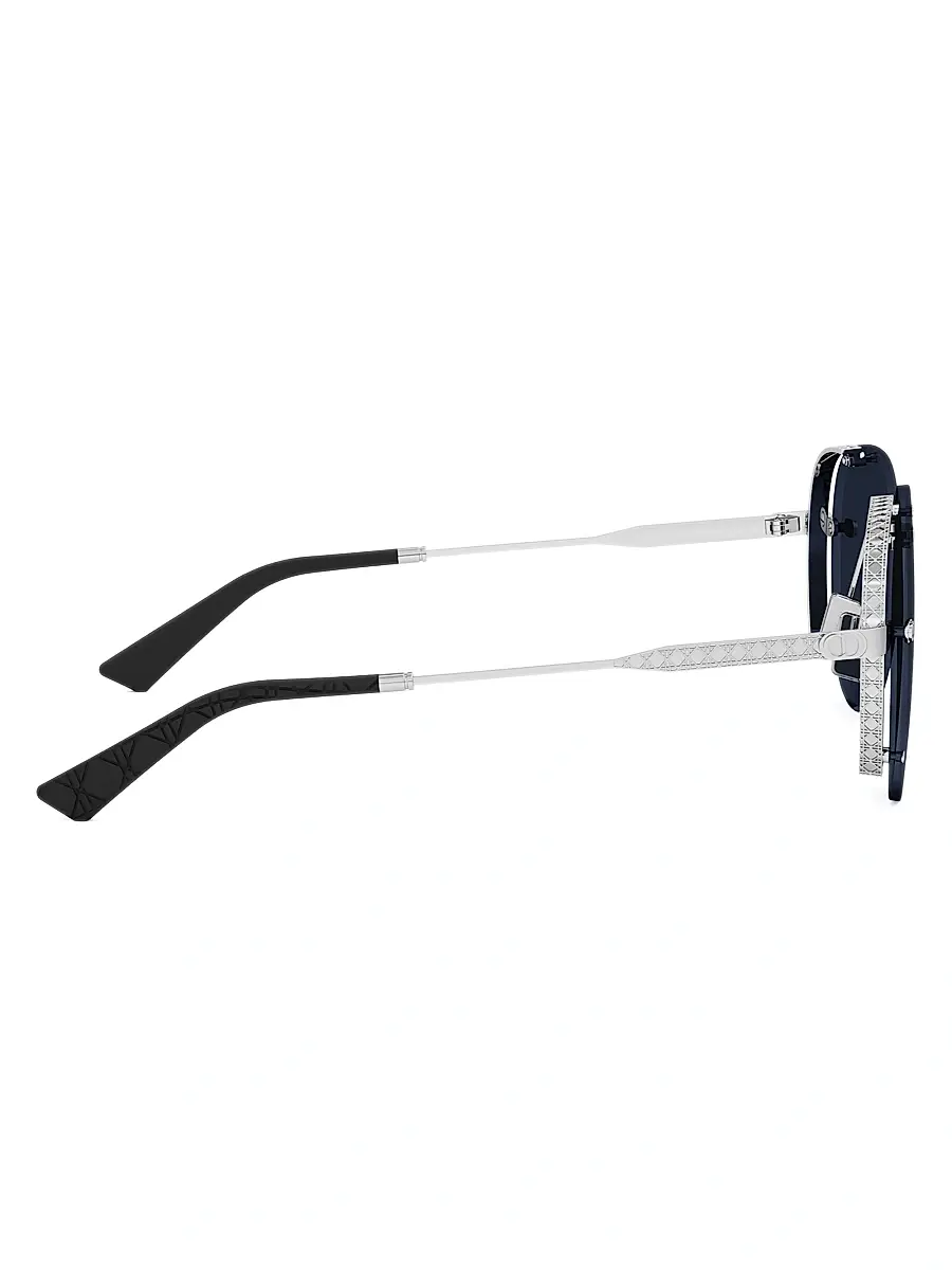 Dior Men's Neodior A1U 61MM Pilot Sunglasses - Silver Blue | Thumbnail 7