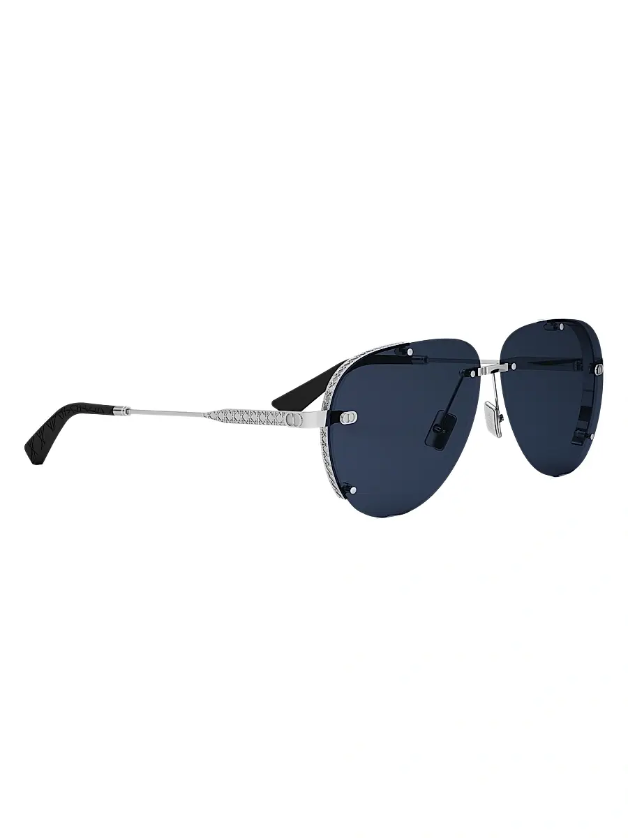 Dior Men's Neodior A1U 61MM Pilot Sunglasses - Silver Blue | Thumbnail 8
