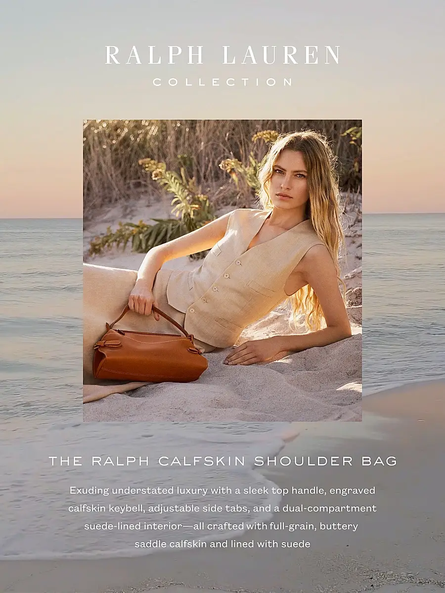 Ralph Lauren Collection Women's The Ralph Leather Shoulder Bag | Thumbnail 9 Ralph Lauren Collection Women's The Ralph Leather Shoulder Bag | Thumbnail 9