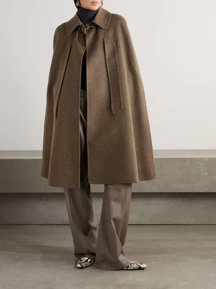 Burberry Wool, Cashmere And Silk-blend Cape | Thumbnail 2 Burberry Wool, Cashmere And Silk-blend Cape | Thumbnail 2