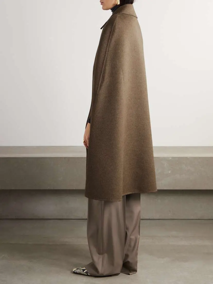 Burberry Wool, Cashmere And Silk-blend Cape | Thumbnail 3 Burberry Wool, Cashmere And Silk-blend Cape | Thumbnail 3
