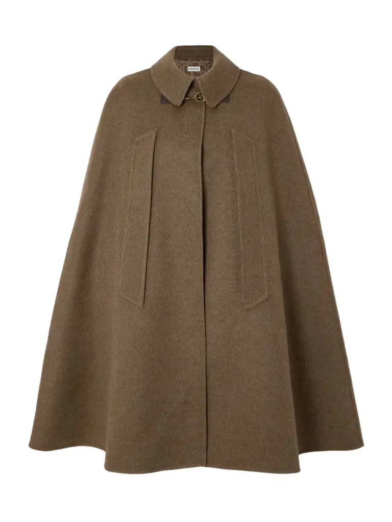 Wool, Cashmere And Silk-blend Cape