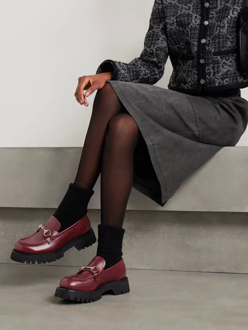 Gucci Harald Horsebit-detailed Leather Loafers | Thumbnail 2 Gucci Harald Horsebit-detailed Leather Loafers | Thumbnail 2