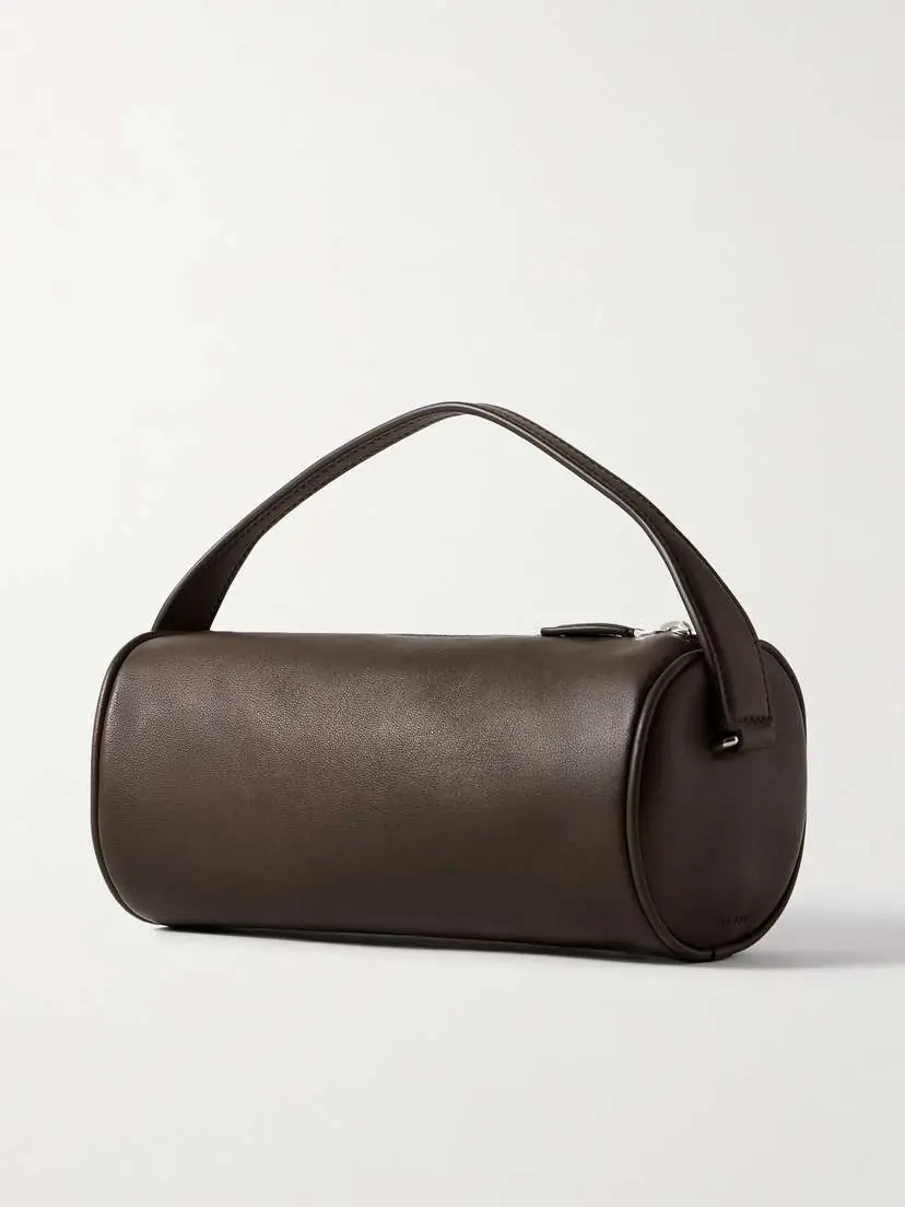 The Row Round 90's Leather Tote | Thumbnail 3 The Row Round 90's Leather Tote | Thumbnail 3