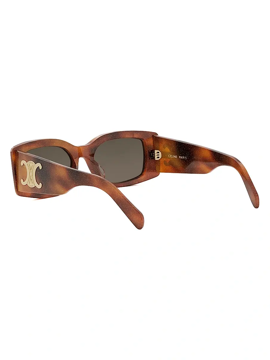 Celine Women's Maxi Triomphe 53MM Rectangular Sunglasses | Thumbnail 4 Celine Women's Maxi Triomphe 53MM Rectangular Sunglasses | Thumbnail 4